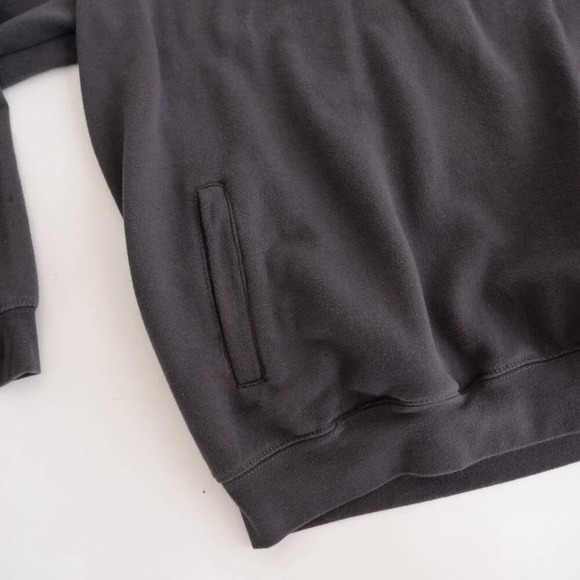 Colosseum Gray Green Embroidered Mi State Spartans Collegiate Half Zip Sweater - Picture 6 of 9